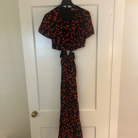 STAUD floral printed maxi dress - Picture 9 of 14